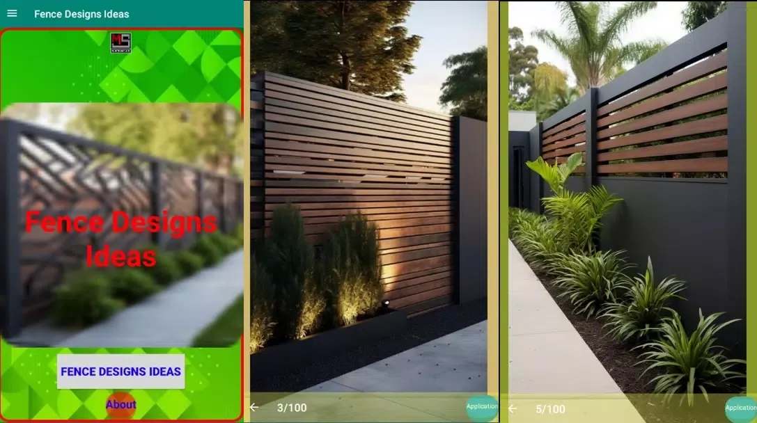 Fence Designs Ideas سکرین شاٹس