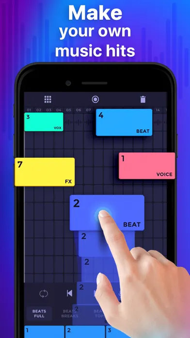 Capturas de tela do Beat Layers: Music, Beat Maker