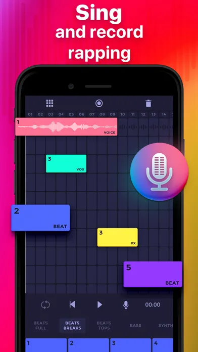 Capturas de tela do Beat Layers: Music, Beat Maker