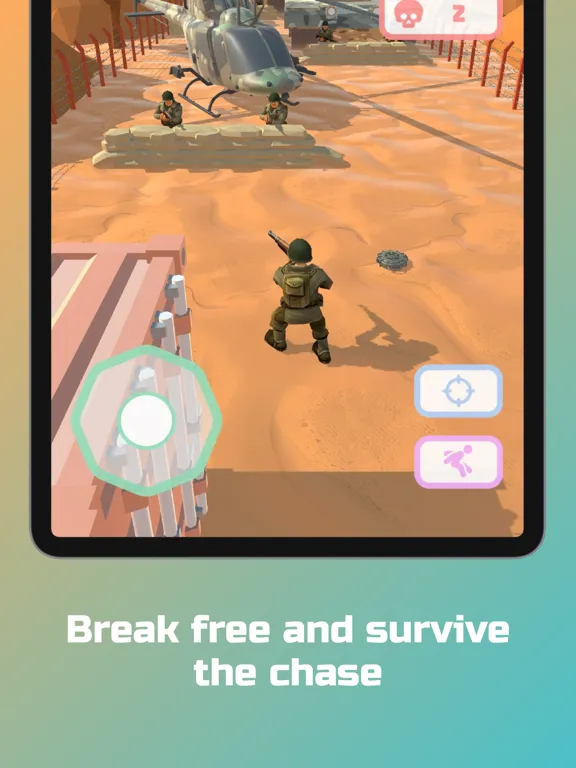 Rebel Soldier: Breakout iPad  スクリーンショット