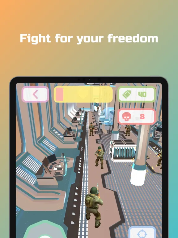 Rebel Soldier: Breakout iPad  スクリーンショット