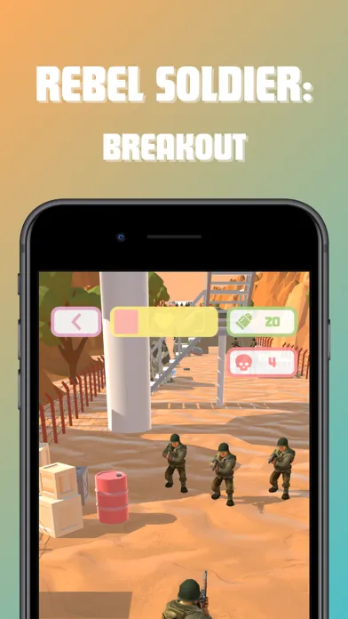 Rebel Soldier: Breakout スクリーンショット