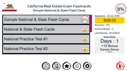 CA Real Estate Exam Flashcards Ekran Görüntüleri