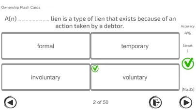 Capturas de tela do FL Real Estate Exam Flashcards