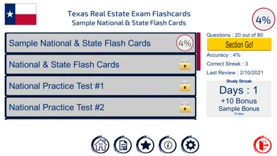 Ảnh chụp màn hình của Texas Real Estate Exam Prep