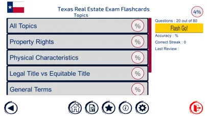 Ảnh chụp màn hình của Texas Real Estate Exam Prep