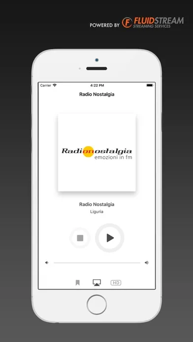 Ảnh chụp màn hình của Radio Nostalgia Liguria