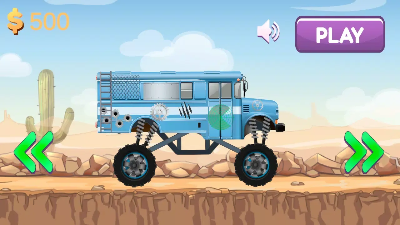 Capturas de tela do Hill climb car race