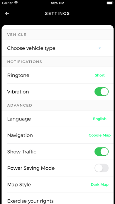 Tangkapan skrin BelizeOn Driver