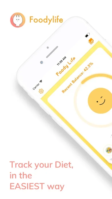 Captures d'écran de FoodyLife : The Food Diary App