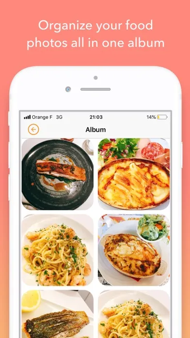 Captures d'écran de FoodyLife : The Food Diary App