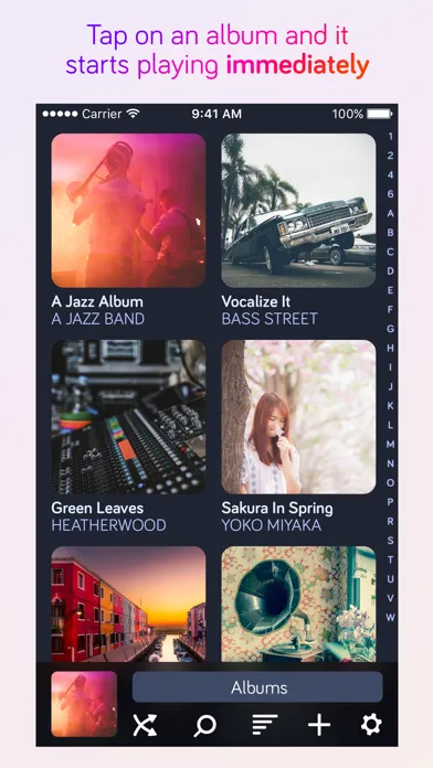 Capturas de pantalla de Harken Lite Music Player