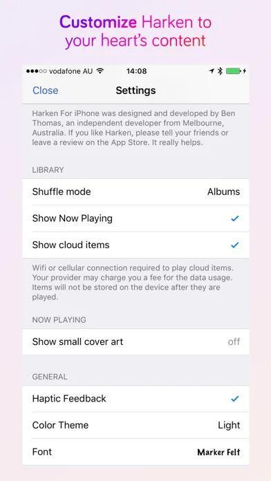 Capturas de pantalla de Harken Lite Music Player