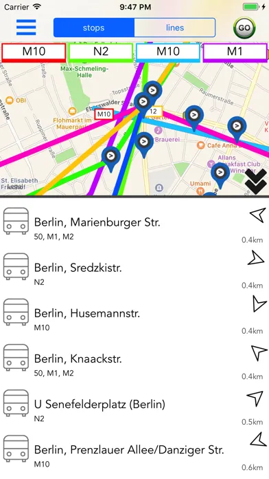 Berlin Public Transport Guide سکرین شاٹس