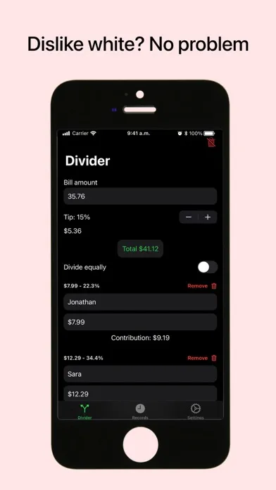 Bill Divider: Split the bill應用截圖