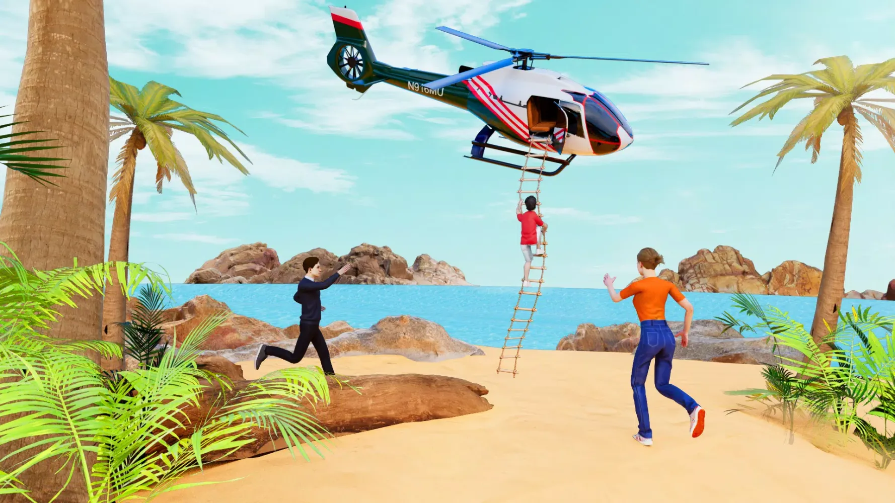 City Helicopter Fly Simulation应用截图