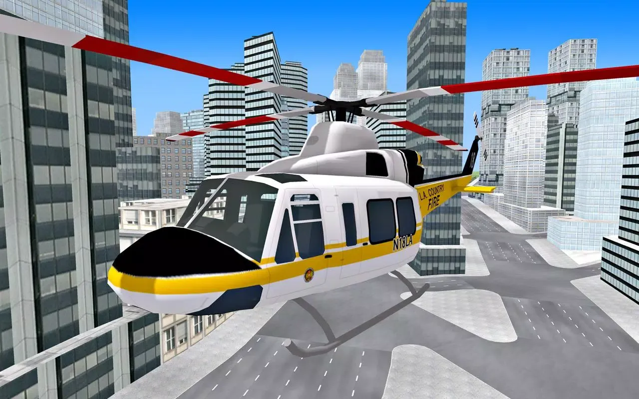 City Helicopter Fly Simulation应用截图