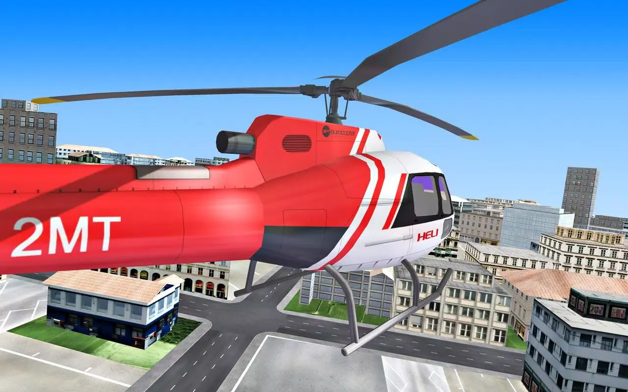 City Helicopter Fly Simulation应用截图