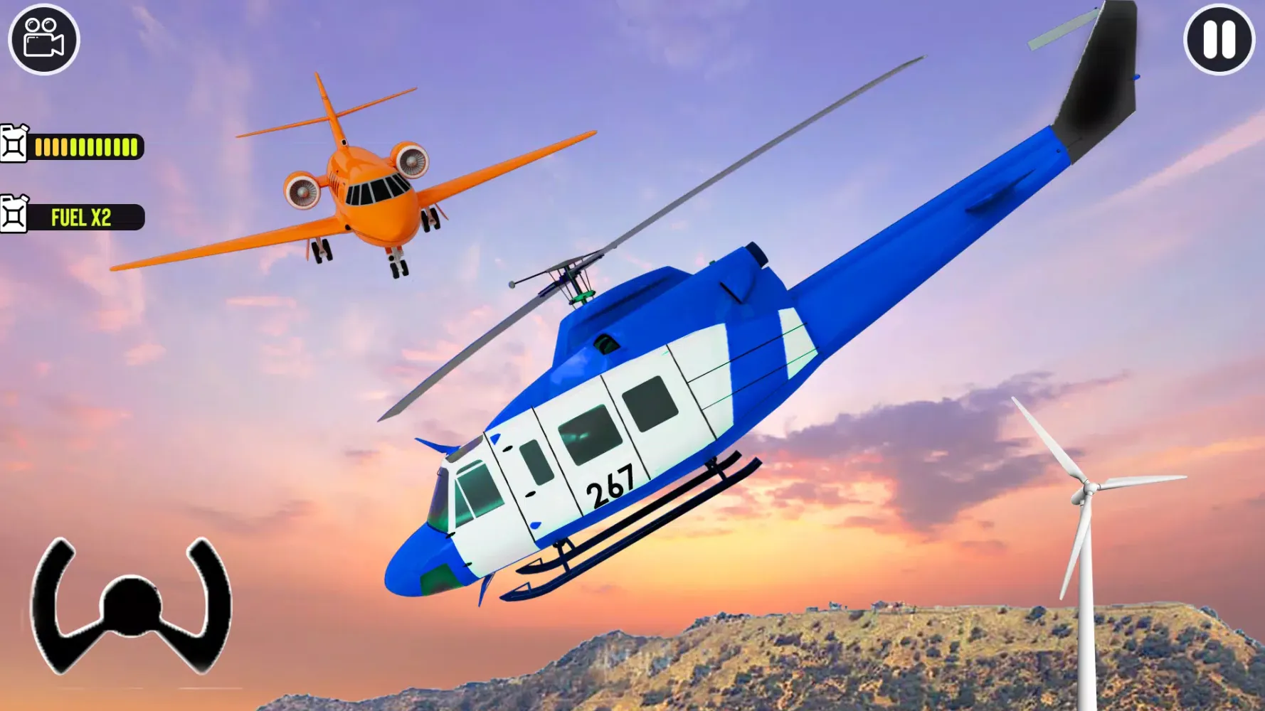 City Helicopter Fly Simulation应用截图