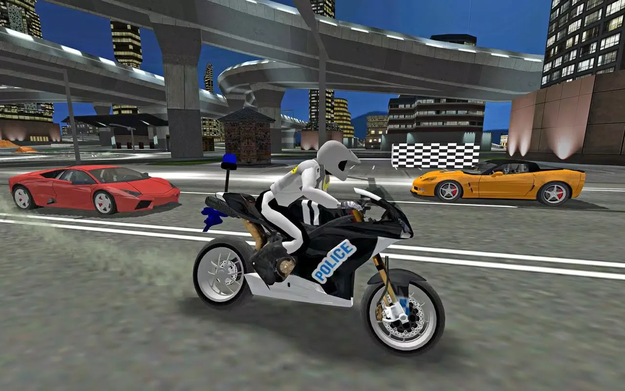 City Police MotorBike 3D Sim應用截圖