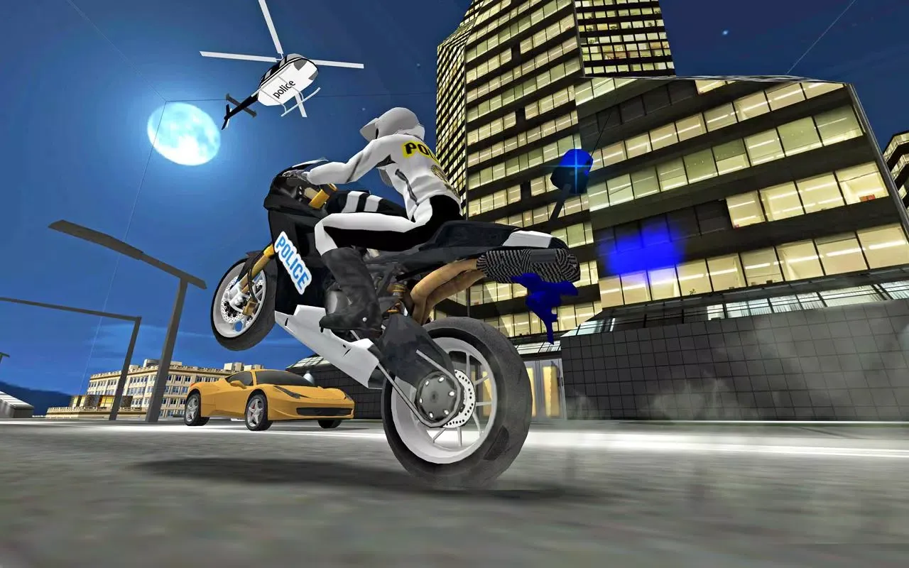 City Police MotorBike 3D Sim應用截圖