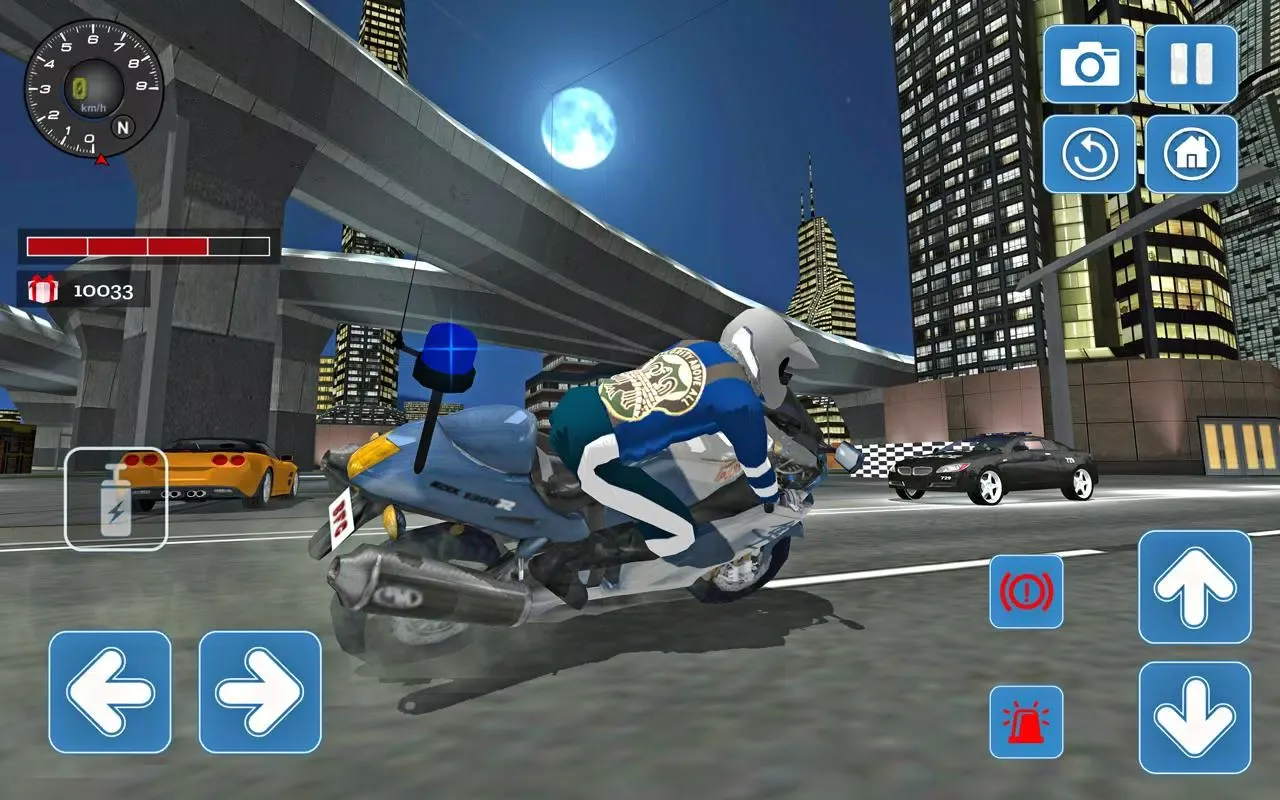 City Police MotorBike 3D Sim應用截圖