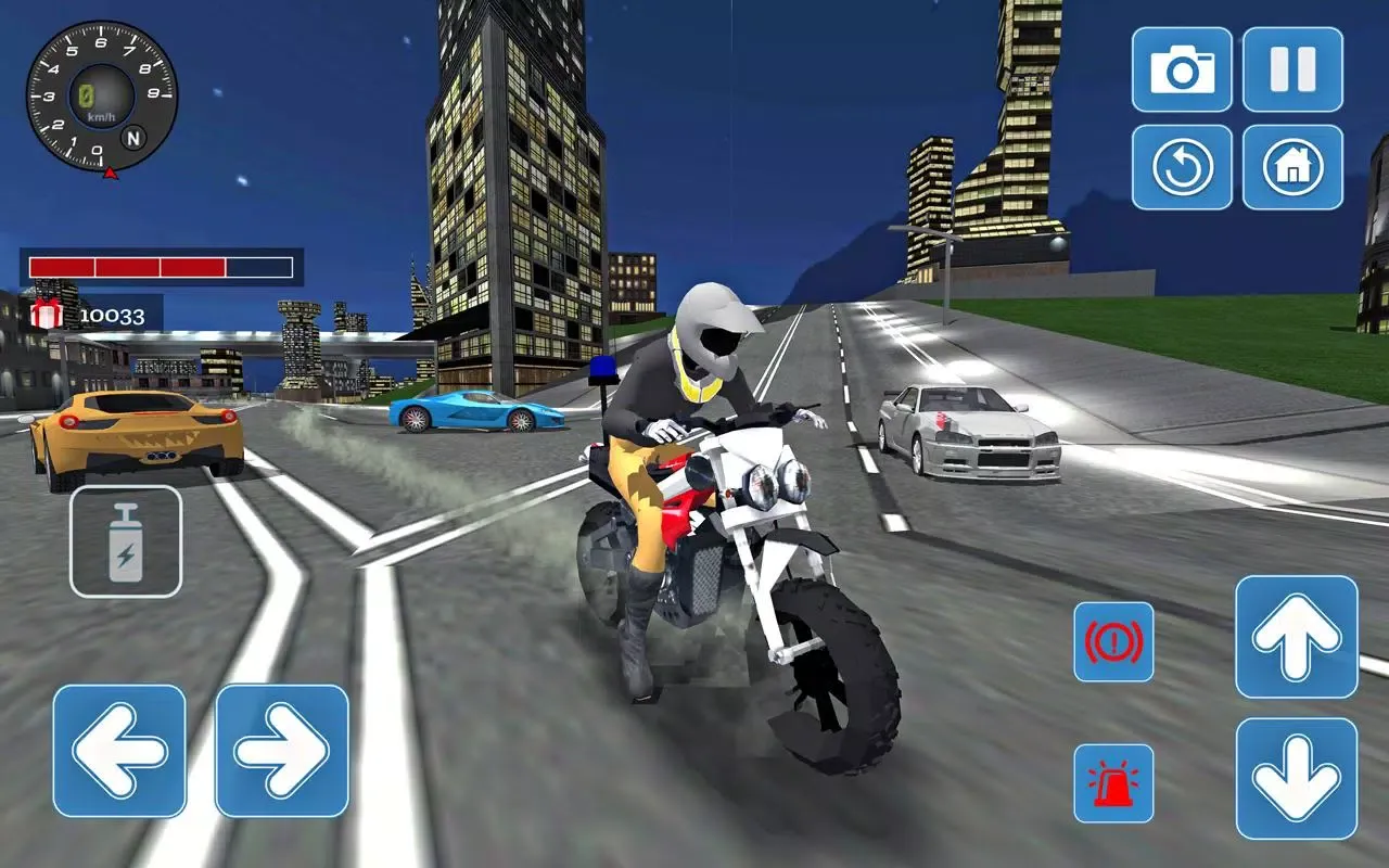City Police MotorBike 3D Sim應用截圖