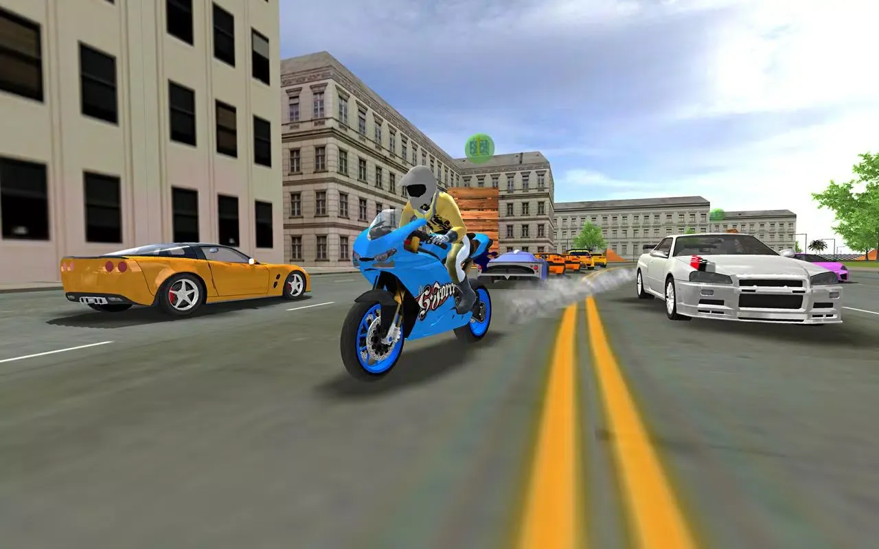 Sports bike simulator Drift 3D स्क्रीनशॉट
