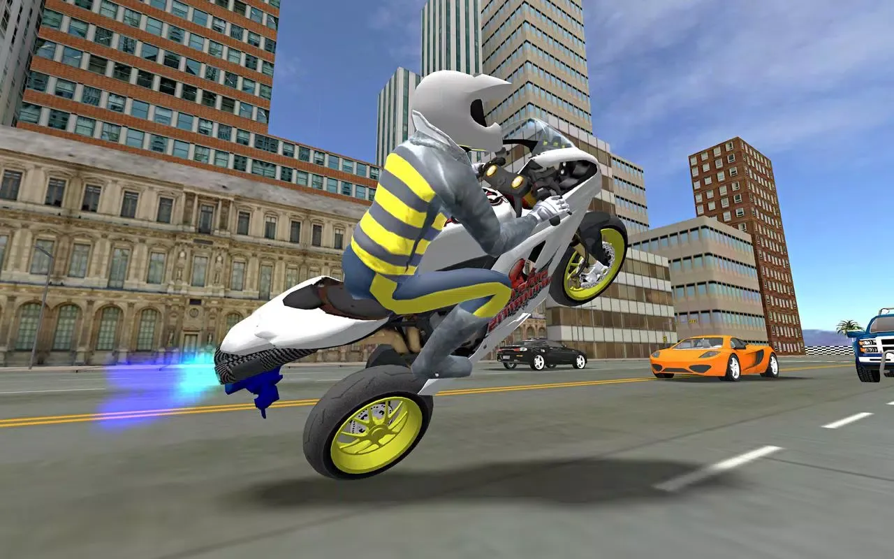 Sports bike simulator Drift 3D स्क्रीनशॉट