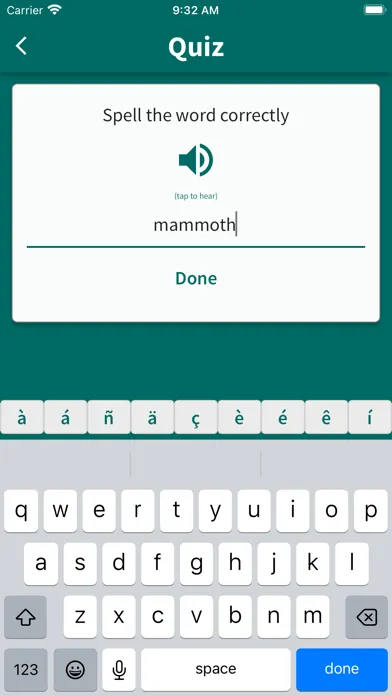 Ảnh chụp màn hình của BOT 3rd-4th Grade Spelling