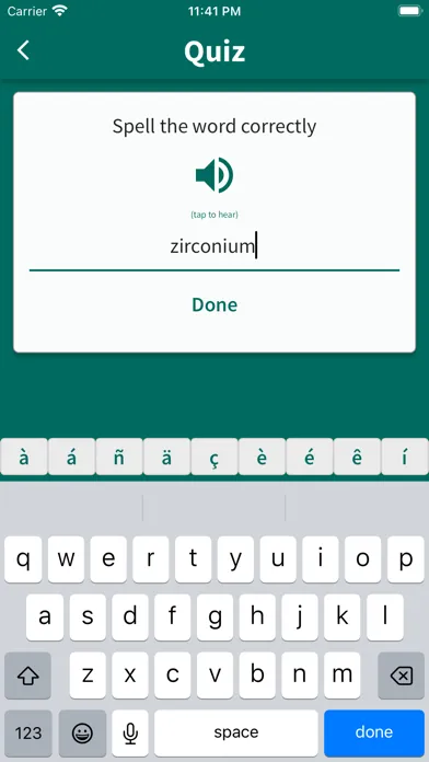 BOT 7th-8th Grade Spelling Screenshots