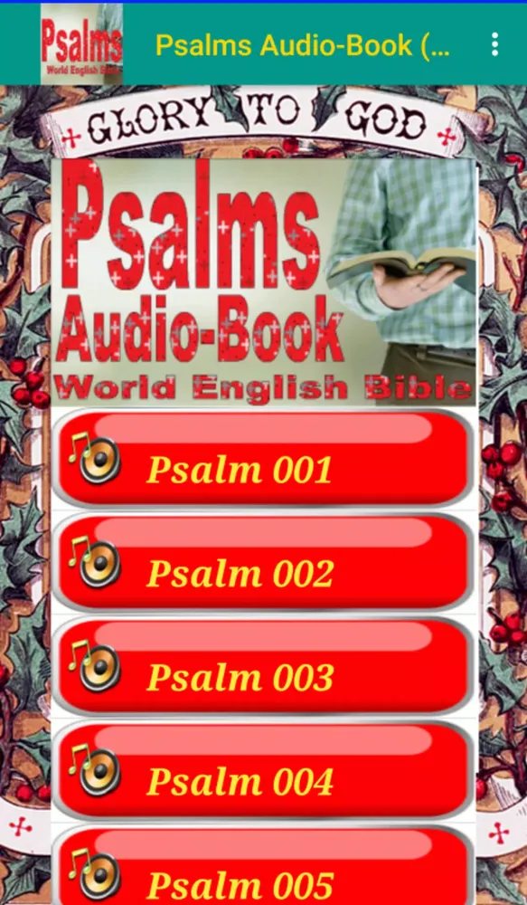 Psalms Bible Audio应用截图