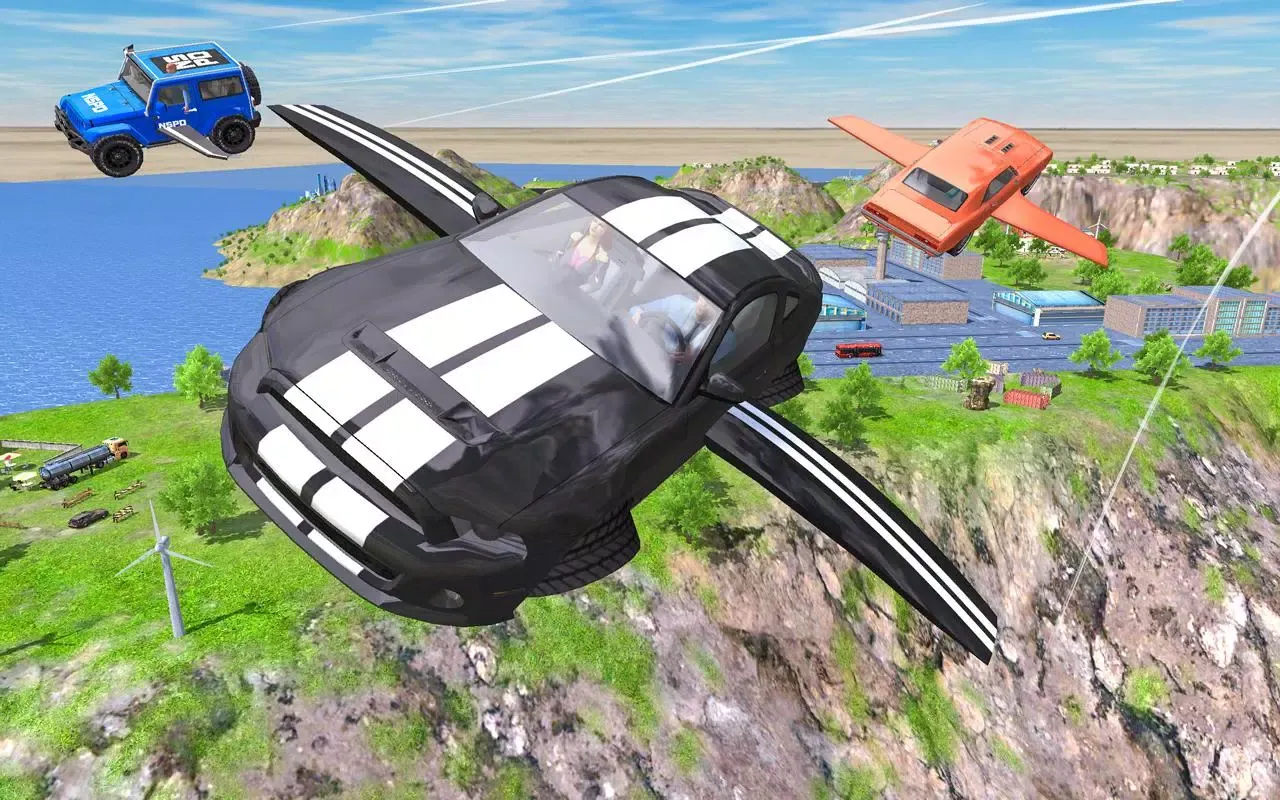 Tangkapan skrin Flying Car Extreme Simulator