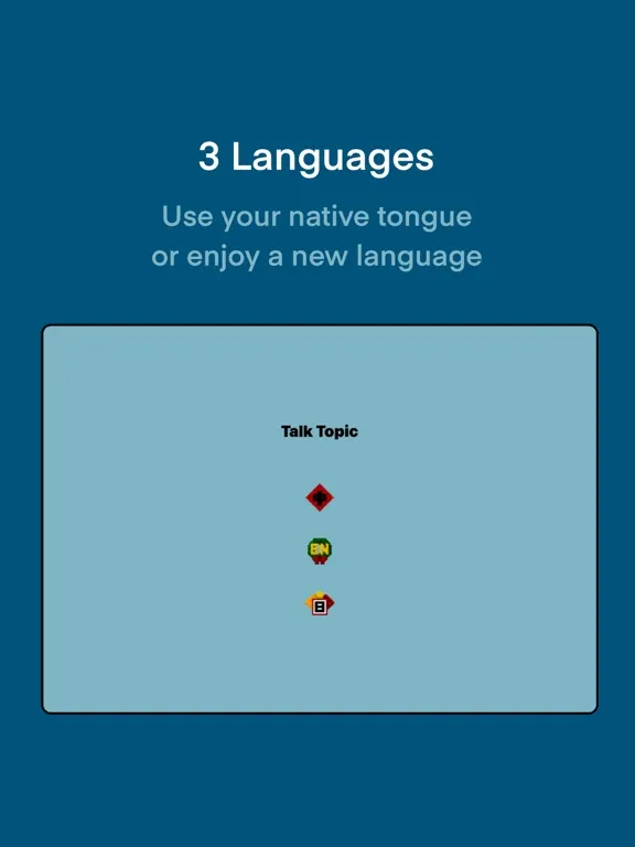 Talk Topic: Let's Talk! iPad 应用截图