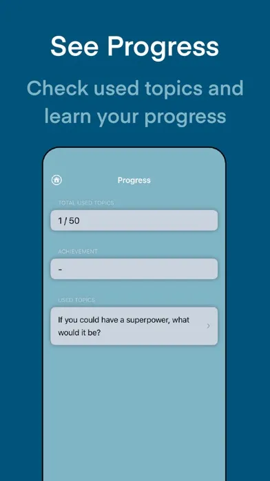 Talk Topic: Let's Talk!应用截图