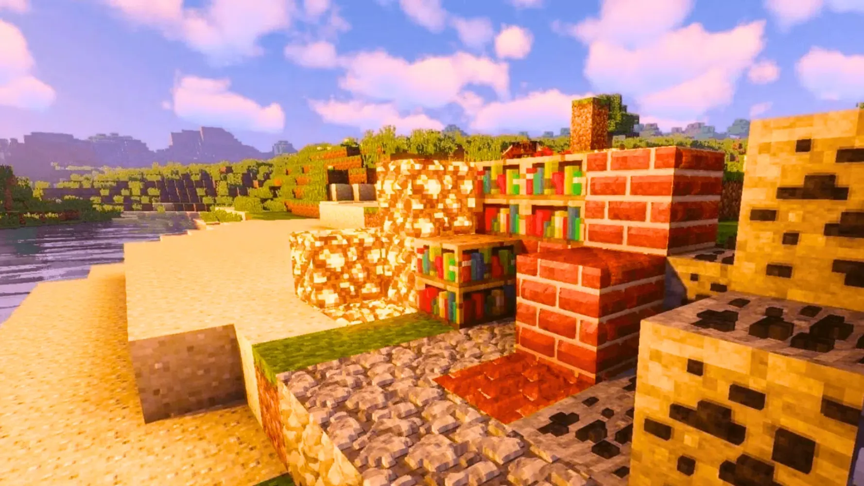 Tangkapan layar Realistic Shader Mod Minecraft