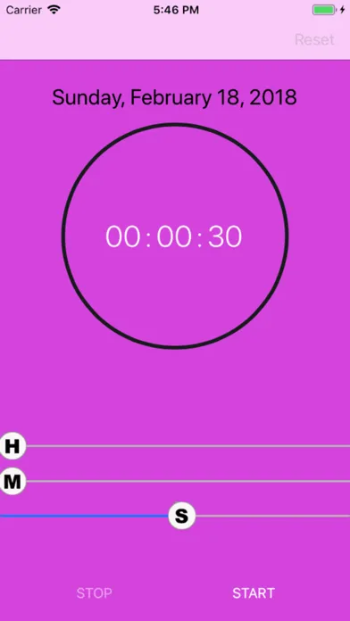 Tangkapan layar Slydr Timer