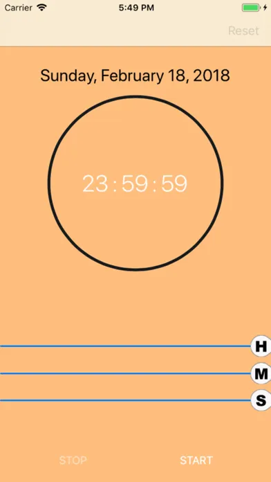 Tangkapan layar Slydr Timer