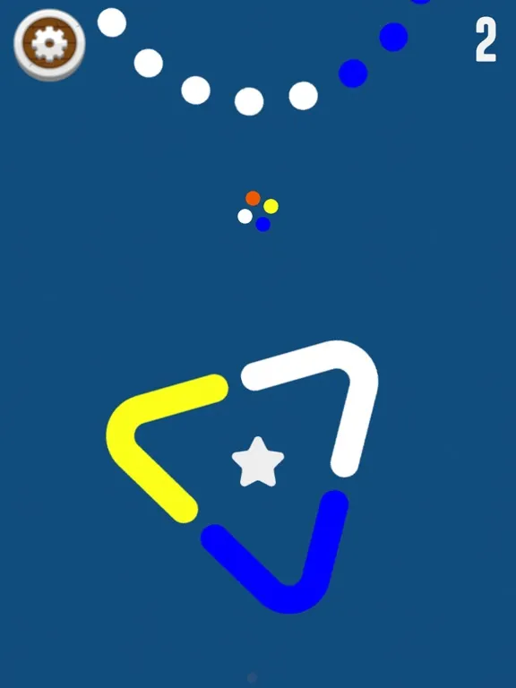 Capturas de tela do Color Bouncy ball iPad 