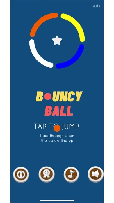 Capturas de tela do Color Bouncy ball