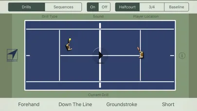 Tangkapan skrin BidBox Tennis Drills