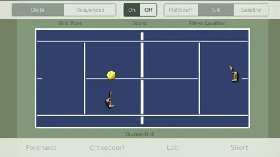 Tangkapan skrin BidBox Tennis Drills
