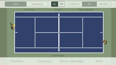 Tangkapan skrin BidBox Tennis Drills