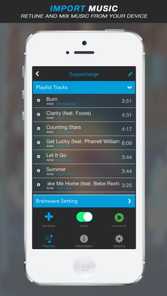 Tangkapan skrin Retuned - Music tuner and binaural beat brainwave entrainment by Universal Tones
