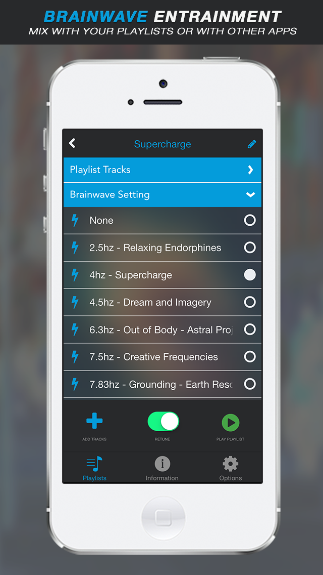 Retuned - Music tuner and binaural beat brainwave entrainment by Universal Tones स्क्रीनशॉट