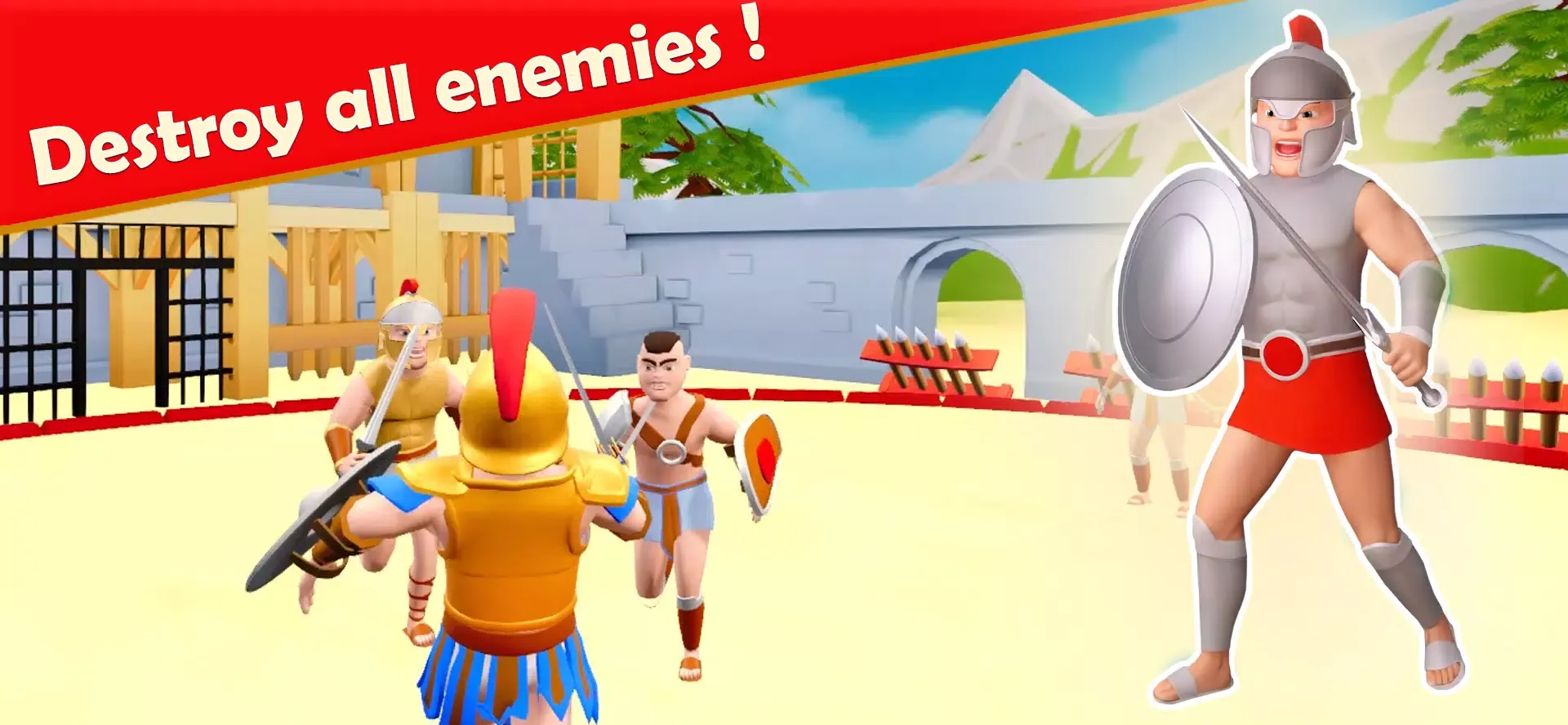 Capturas de tela do Gladiator Fight: Rome Arena