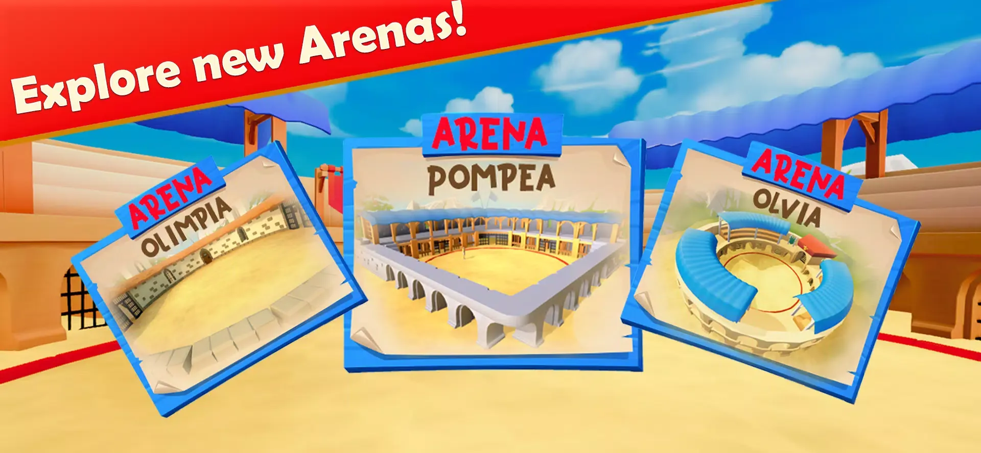 Capturas de tela do Gladiator Fight: Rome Arena