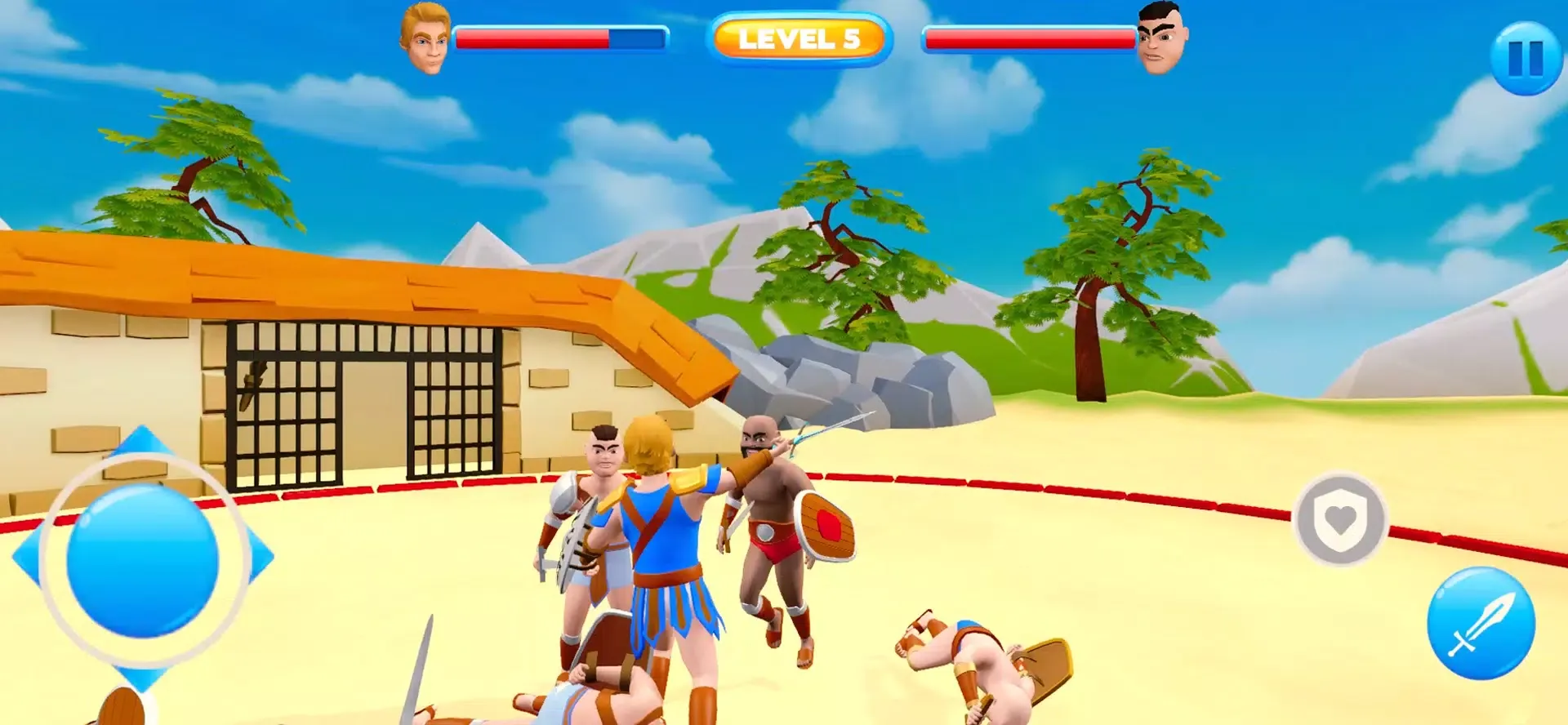 Capturas de tela do Gladiator Fight: Rome Arena