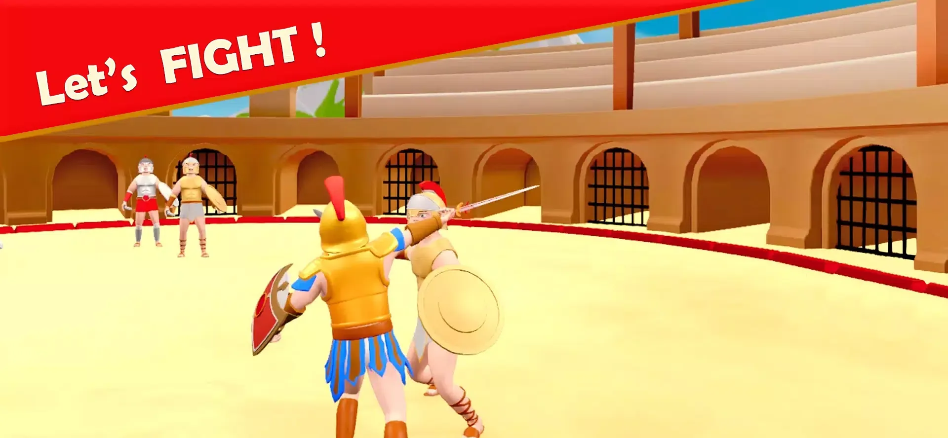 Capturas de tela do Gladiator Fight: Rome Arena