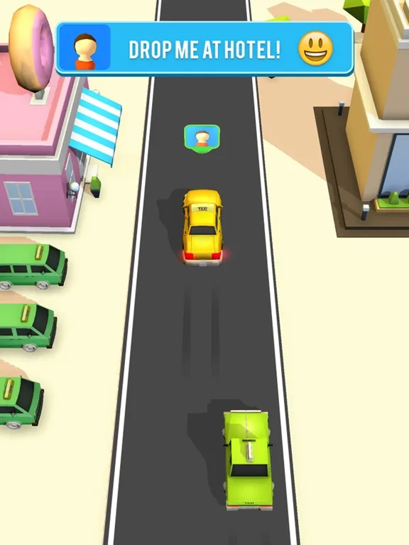 ภาพหน้าจอของ Taxi Taxi 3D iPad 